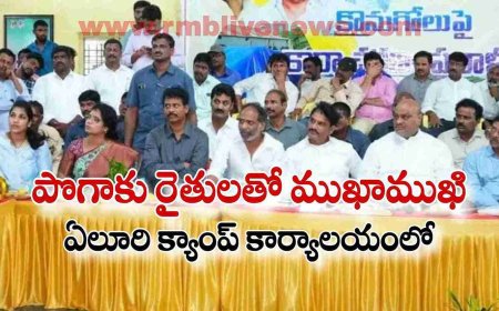 పొగాకు రైతులతో ముఖాముఖి! ఏలూరి క్యాంప్ కార్యాలయంలో