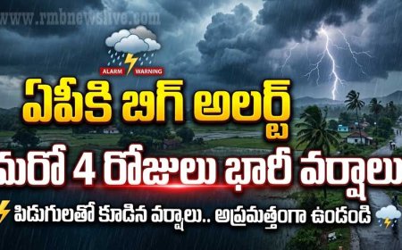 ఏపీకి బిగ్ అలర్ట్: మరో 4 రోజులు భారీ వర్షాలు..