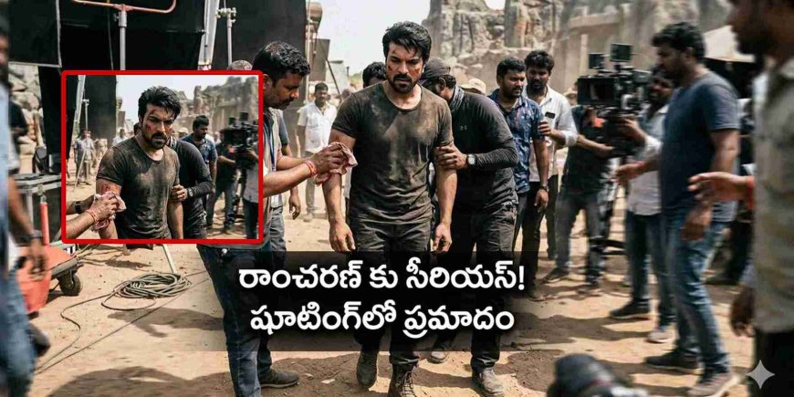 రాంచరణ్ కు సీరియస్! షూటింగ్‌లో ప్రమాదం.. ఫ్యాన్స్ ఆందోళన!
