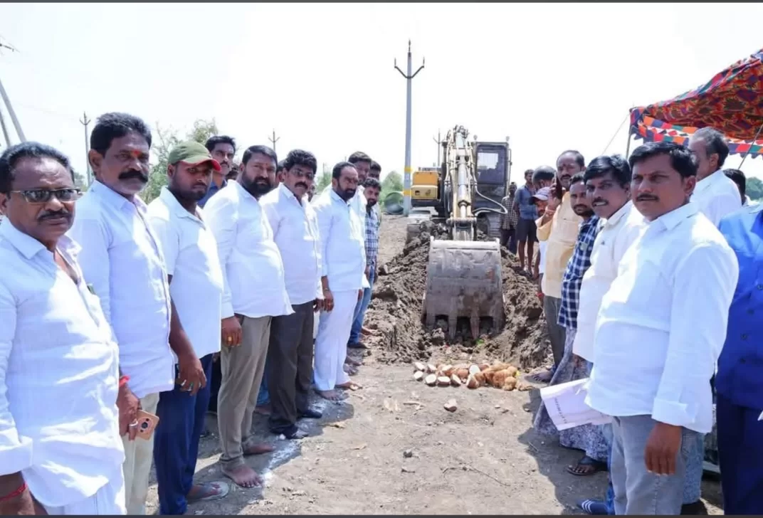 మాచర్ల నియోజకవర్గంలో  వాటర్ గ్రిడ్ పనులకు  శంకుస్థాపన చేసిన ఎమ్మెల్యే